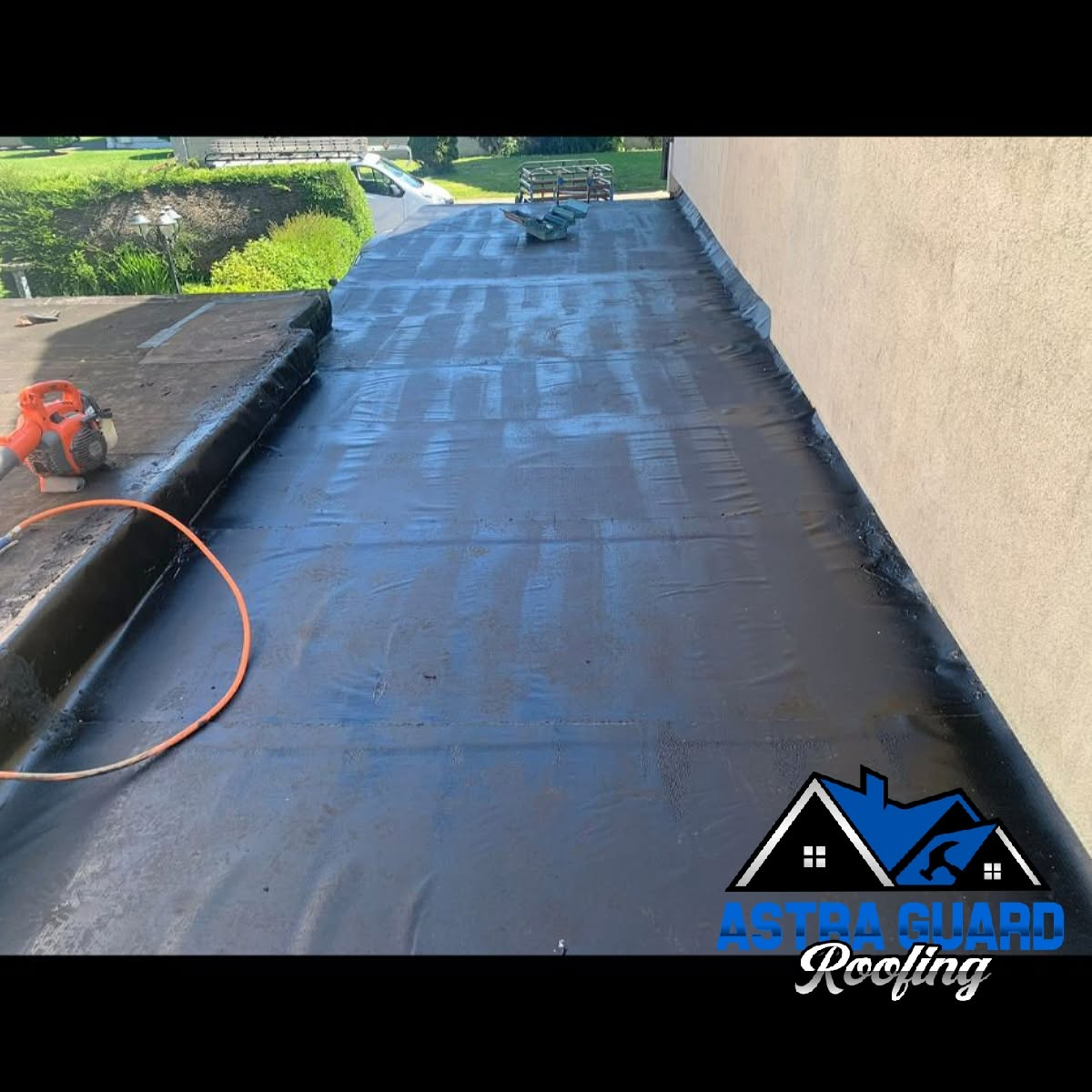New EPDM flat roof installation in Dublin